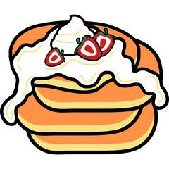 Pancake Illustration
