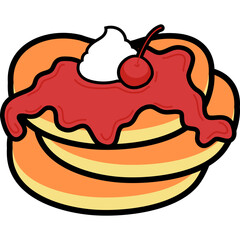 Pancake Illustration
