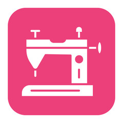 Sewing Machine vector icon. Can be used for Retro iconset.