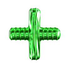 Fluted green symbol