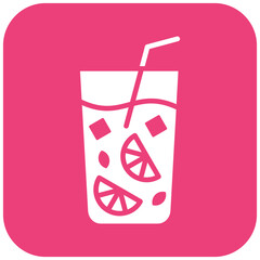 Long Island vector icon. Can be used for Beverages iconset.