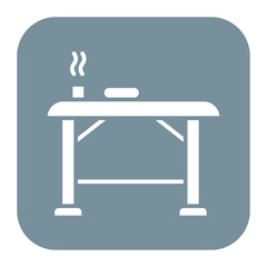 Spa Bed vector icon. Can be used for Spa iconset.