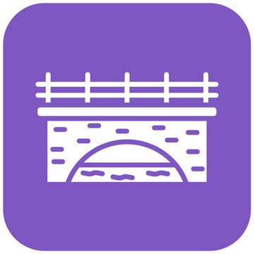 recommend clip art: Water Bridge vector icon. Can be used for Medieval iconset.