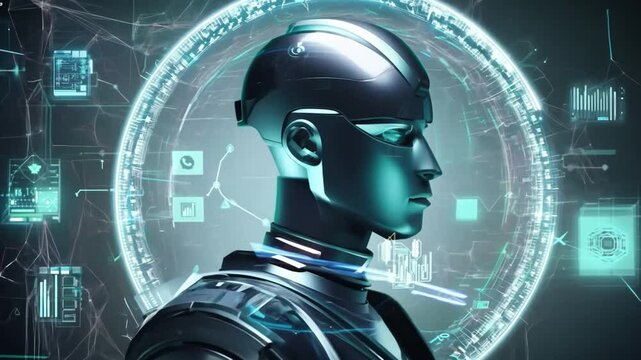 ai robot thinking