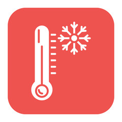 Thermometer vector icon. Can be used for Spa iconset.