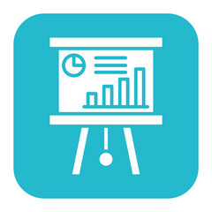 Graphical Presentation vector icon. Can be used for Business and Finance iconset.