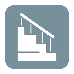 Staircase vector icon. Can be used for Home Improvements iconset.