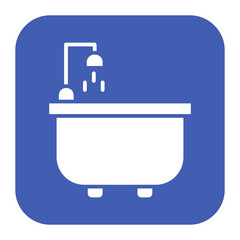 Bathtub vector icon. Can be used for Home Improvements iconset.