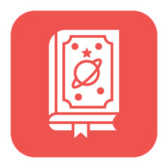 Fiction vector icon. Can be used for Literature iconset.