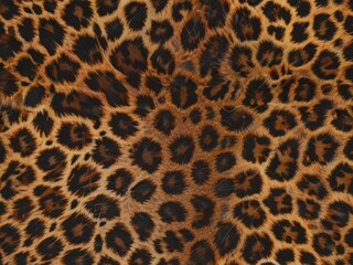 a close up of a leopard print with black and brown spots