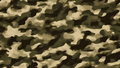 Fototapeta premium camouflage green vector pattern texture military print