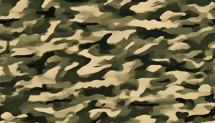 Fototapeta premium army camouflage texture, classic pattern for printing clothes, fabrics