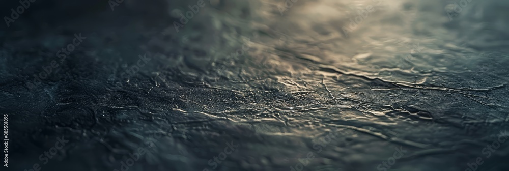 Poster textured dark surface - a close-up shot of a textured dark surface with a rough, uneven pattern. the