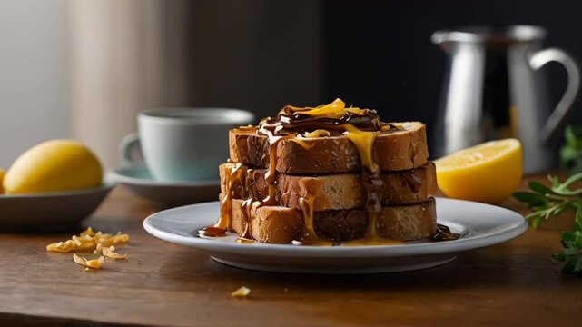 Vegemite pasta on toast traditional food of Australia