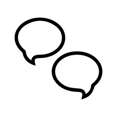 Message envelope line art icon for apps and websites