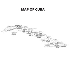 Geography politics map of countries. Map of venezuela, mexico, cuba with country capital, state capital and major city. © afzal