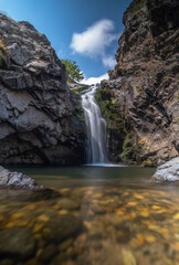 Obraz premium waterfall in the mountains