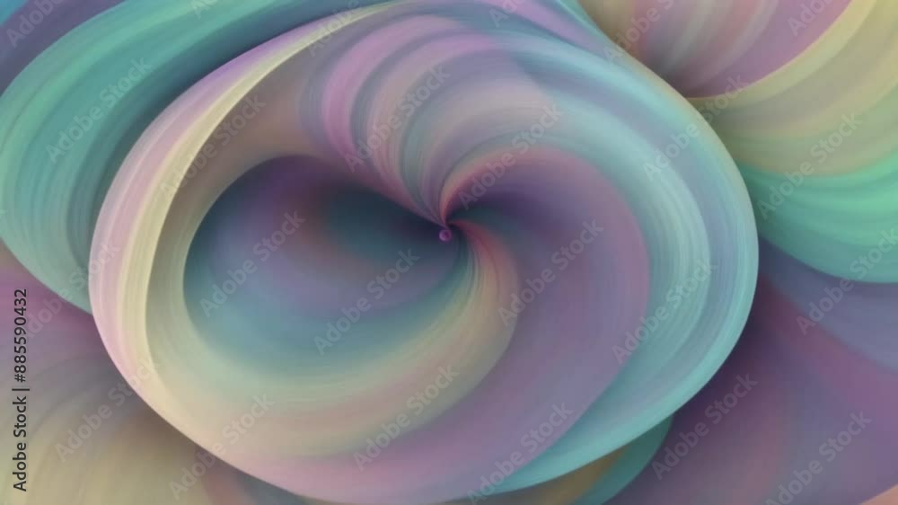 Wall mural looped mesmerizing 3d animation of dynamic plasma background with glowing lines purple shades, blue 