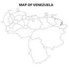 Geography politics map of countries. Map of venezuela, mexico, cuba with country capital, state capital and major city.