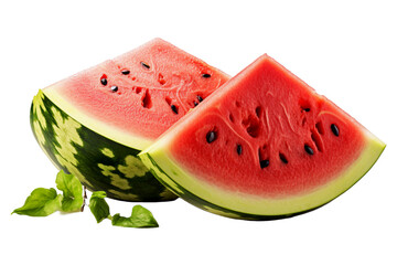 watermelon isolated on white 