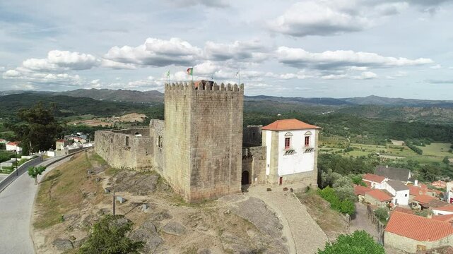 Belmonte Castle, where Pedro &Aacute;lvares Cabral, navigator and discoverer of Brazil, was born - Belmonte, Portugal