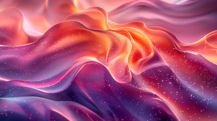 Obraz premium A Symphony of Shimmering Hues in Liquid Light. Generative AI