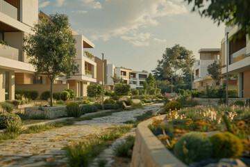 Obraz premium street in the city