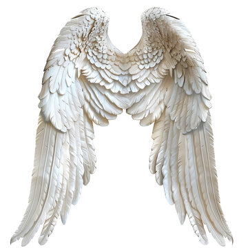 recommend clip art: Realistic white angel wings clip art