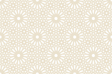 Seamless geometric pattern in authentic arabian style.