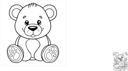 coloring page  vector  illustration 