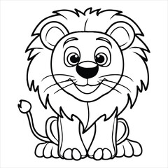 coloring page  vector  illustration 