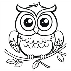 coloring page  vector  illustration 