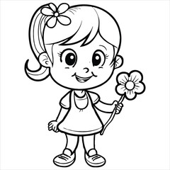 coloring page  vector  illustration 