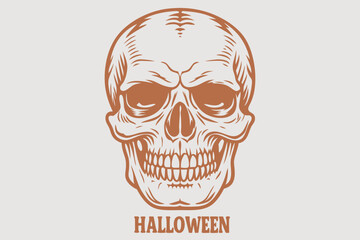 Vintage Human Skull, Human Skull, Skull vector, Skeletion Skull, vintage skeletion skull