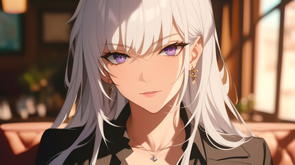 Generative AI, Beautiful Teacher In School