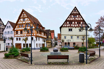 Cityscape in Nagold, Baden-Wrttemberg, Germany.