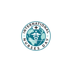 international nurse day logo vector, national nurse day campaign logo