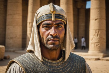 Naklejka premium portrait of Egyptian Charioteer - Ancient Era, Egypt