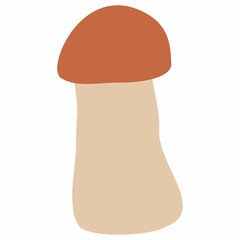  Forest mushroom design for banners and menus.