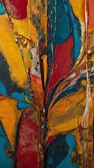 Naklejka premium Dynamic Abstract Art Backgrounds for Creative Projects