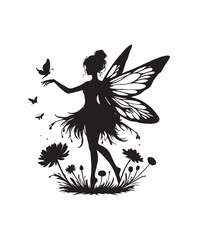 vector Fairy vector art,graphics Fairys icons set,vintage illustration Fairy clipart,vector Fairys flat style artwork design.