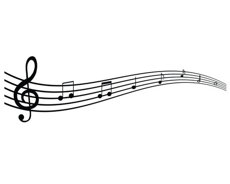 recommend clip art: Music Notes Silhouette stripe notebook musical clipart music icons