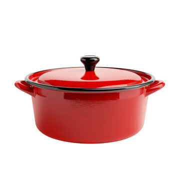 recommend clip art: Red kitchen casserole pot clip art