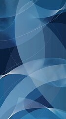 Abstract Blue Curves and Lines - A visually stunning abstract design featuring intertwining blue curves and lines, creating a dynamic and modern aesthetic.