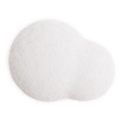 Cloud isolated. Weather forecast icon. Climate elements. 3D Wool felt style illustration. 