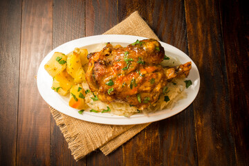 Codillo de cerdo con chucrut