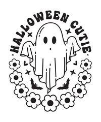 Halloween T-shirt Design, Halloween SVG Design, Ghost Design, Halloween Shirt, Halloween Cat Shirt, Retro Halloween shirt Design, Spooky Season, Funny Halloween, Hippie Shirt, Boo Shirt,