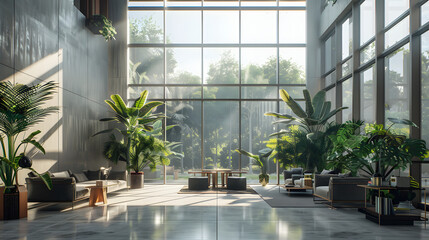 Generagive AI, Modernist Study with Natural Light