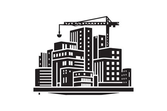 recommend clip art: construction site vehicle silhouette