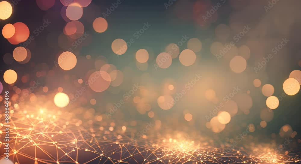 Poster bokeh abstract vertical animation background 4k animation